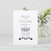 Eichhörnchen-Liebe Hochzeitskarte Begleitkarte (Stehend Vorderseite)