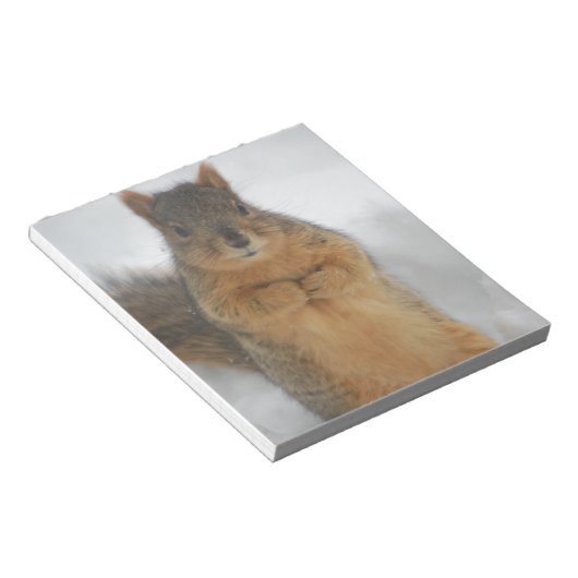 Eichhörnchen-Liebe Notizblock (angewinkelt)