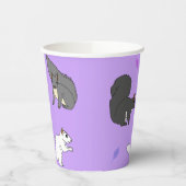 Eichhörnchen Lila Pappbecher (Links)