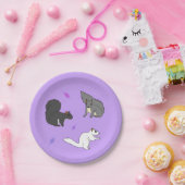 Eichhörnchen Lila Pappteller (Party)