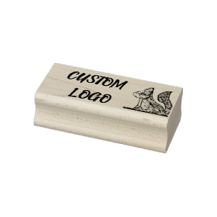 Eichhörnchen-Logo Gummistempel