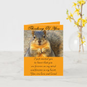 Eichhörnchen Love_ Karte (Gelbe Blume)