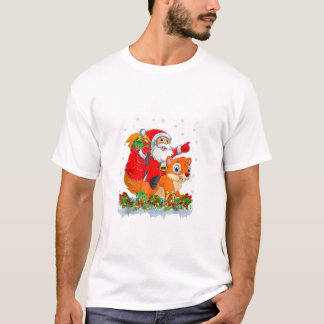 Eichhörnchen Lover Santa Riding T-Shirt