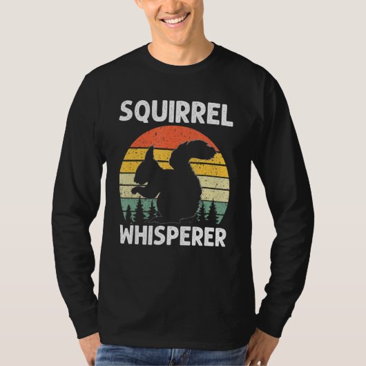 Eichhörnchen Lover Shirt Vintag Retro Style Eichhö (Vorderseite)
