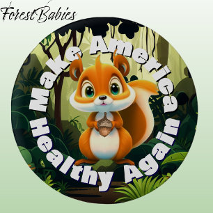 Eichhörnchen machen Amerika wieder gesund für die Button