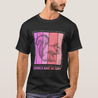 Eichhörnchen machen mich glückliches Eichhörnchen T-Shirt