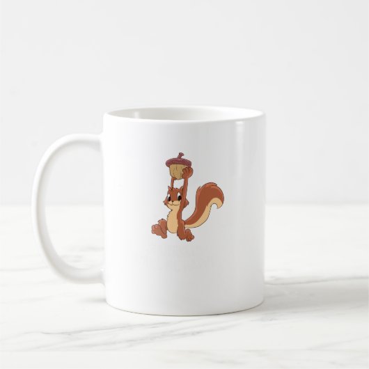 Eichhörnchen macht mich glücklich Niedliches Eichh Kaffeetasse (Links)