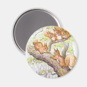 Eichhörnchen Magnet (Vorderseite/Rückseite)