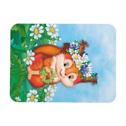 Eichhörnchen Magnet (Horizontal)