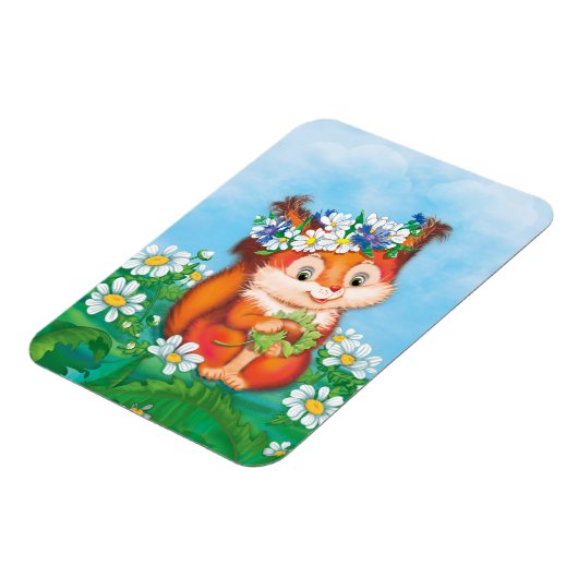 Eichhörnchen Magnet (Linke Seite)