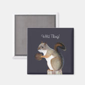 Eichhörnchen Magnet (Vorderseite/Rückseite)