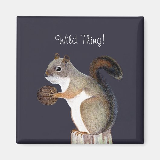 Eichhörnchen Magnet (Vorne)