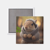 Eichhörnchen Magnet (Vorderseite/Rückseite)