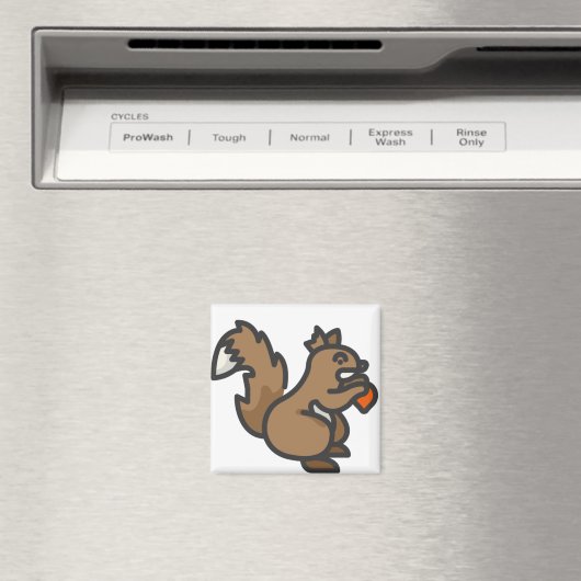 Eichhörnchen Magnet (In Situ (Geschirrspüler))