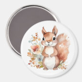 Eichhörnchen Magnet (Vorderseite/Rückseite)