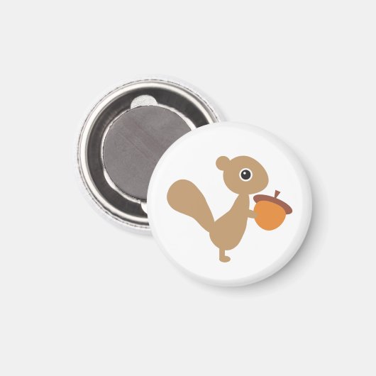 Eichhörnchen! Magnet (Vorderseite/Rückseite)