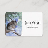 Eichhörnchen-Malerei Visitenkarte (Vorderseite)