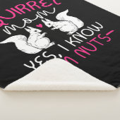 Eichhörnchen Mama ich weiß, ich bin Nüsse Sherpadecke (3/4)