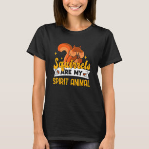 Eichhörnchen Mein Geist Tierwald Rodent Fans Acorn T-Shirt