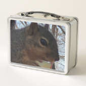 Eichhörnchen Metall Brotdose (Rückseite)