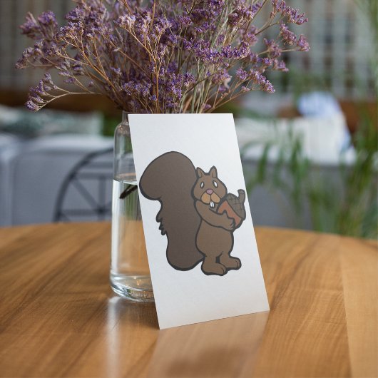 Eichhörnchen mit Acorn Einladung