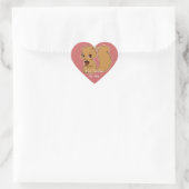 Eichhörnchen mit Acorn Heart Stickers (Tasche)
