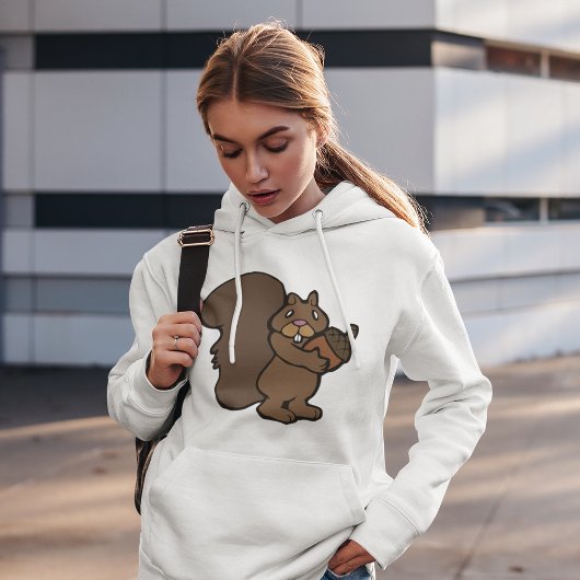 Eichhörnchen mit Acorn Hoodie