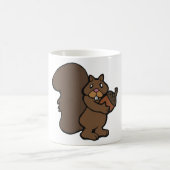 Eichhörnchen mit Acorn Kaffeetasse (Mittel)