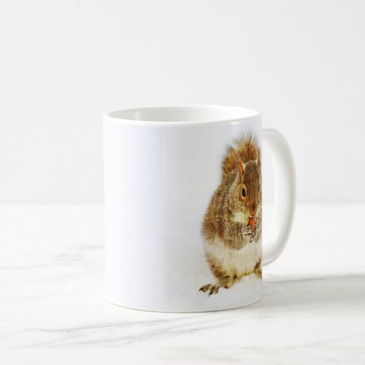 Eichhörnchen mit Acorn Kaffeetasse (VorderseiteRechts)