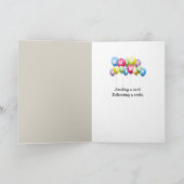 Eichhörnchen mit Acorn Karte (Innenseite)