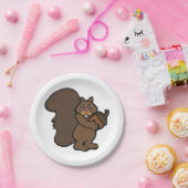 Eichhörnchen mit Acorn Pappteller (Party)