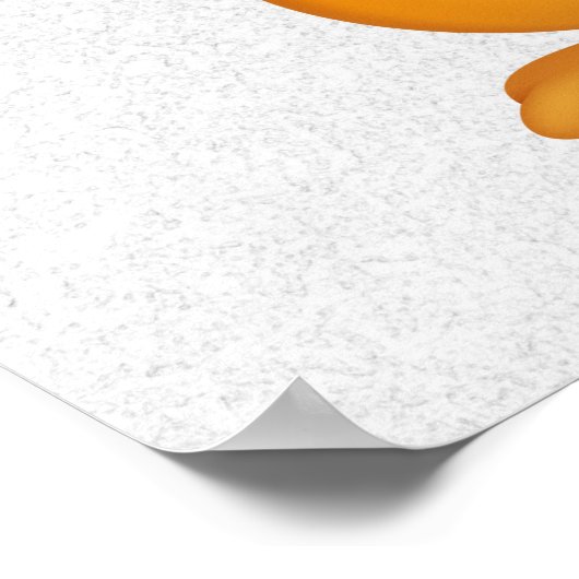 Eichhörnchen mit Acorn-Poster Poster (Ecke)