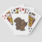 Eichhörnchen mit Acorn Spielkarten (Rückseite)