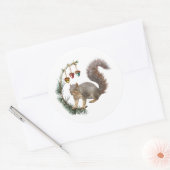 Eichhörnchen mit Acorn Swag Stickers (Umschlag)