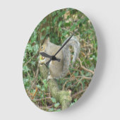 Eichhörnchen mit Acornwall-Uhr Große Wanduhr (Winkel)