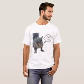 Eichhörnchen mit benutzerdefiniertem Text T-Shirt (Vorne ganz)