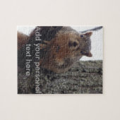 Eichhörnchen mit Blick auf Ihr Rätsel Puzzle (Horizontal)