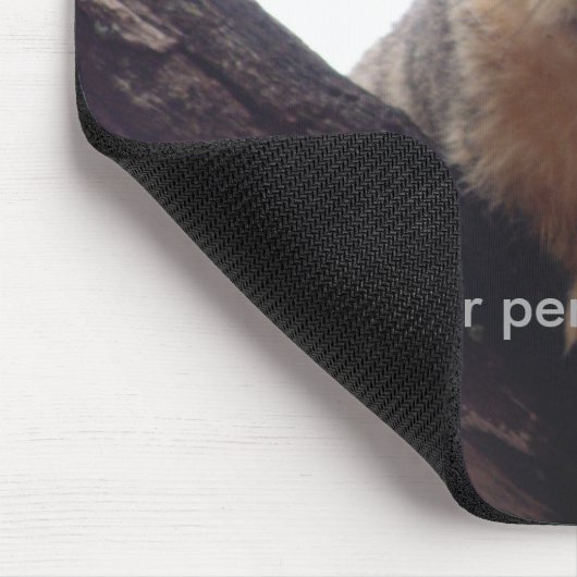 Eichhörnchen mit Blick auf Ihre Maus-Pad Mousepad (Ecke)
