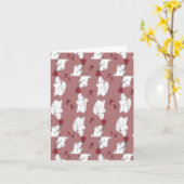 Eichhörnchen mit Blume Karte (Gelbe Blume)