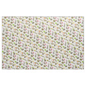 Eichhörnchen mit Blumen-Gewebe Stoff (Fat Quarter (45,7 x 55,9 cm))