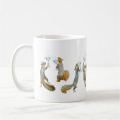 Eichhörnchen mit Cocktails-Tasse Kaffeetasse (Links)