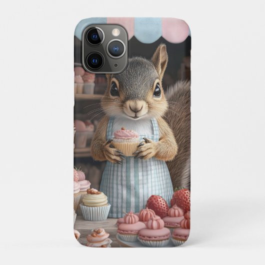 Eichhörnchen mit Cupcake Case-Mate iPhone Hülle (Rückseite)