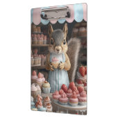 Eichhörnchen mit Cupcake Klemmbrett (Links)