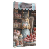 Eichhörnchen mit Cupcake Klemmbrett (Rechts)