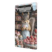 Eichhörnchen mit Cupcake Mini Klemmbrett (Gewinkelt2)