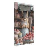 Eichhörnchen mit Cupcake Mini Klemmbrett (Schrägansicht)