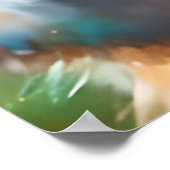 Eichhörnchen mit Donut Poster (Ecke)