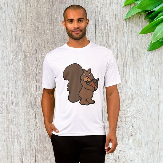 Eichhörnchen mit Eichel Süßes Waldtier T-Shirt