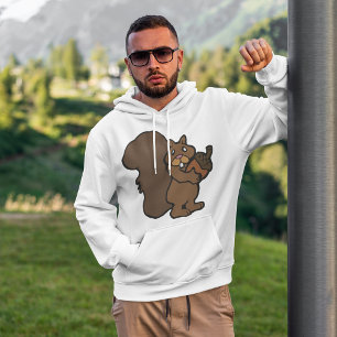 Eichhörnchen mit einer Eichel Hoodie