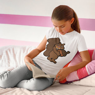 Eichhörnchen mit einer Eichel T-Shirt